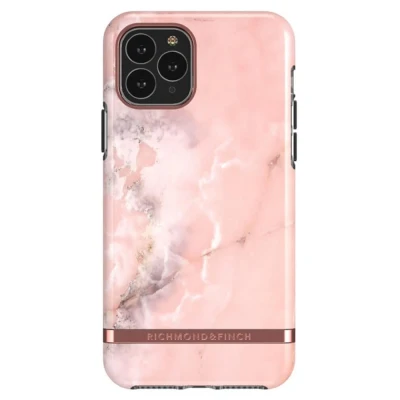 Afbeelding van Richmond &amp; Finch Freedom Series Apple iPhone 11 Pro Pink Marble/Rose Gold