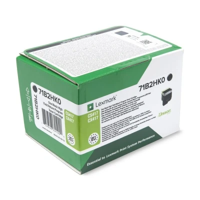 Image de Lexmark X417 À rendement élevé noir original cartouche de toner LCCP LRP pour CS417dn CS517de CX417de