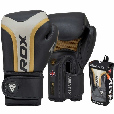 Afbeelding van RDX Sports T17 Ayra Bokshandschoenen Zwart/goud