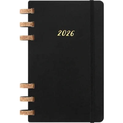 Afbeelding van Moleskine 12 Maanden Agenda 2026 Life Spiral Week/Maand Large Zachte Kaft Zwart