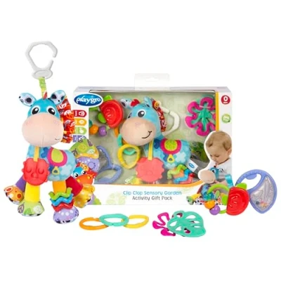 Afbeelding van Playgro Clip Clop Sensory Garden Activity Gift Pack, 0188178, meerkleurig
