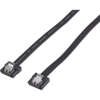 Afbeelding van Renkforce HDD Aansluitkabel [1x SATA bus 7 polig 1x polig] 0.50 m Zwart
