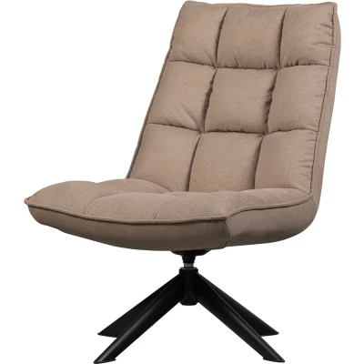 Afbeelding van WOOOD Jouke Draaifauteuil Polyester Zand 97x70x85