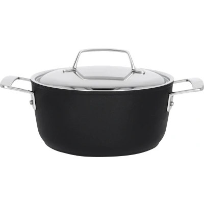 Afbeelding van Demeyere Alu Pro 5 Duraslide Titanium Kookpot 24 Cm Met Deksel