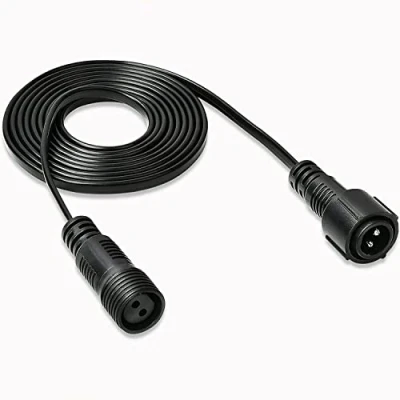 Afbeelding van Redefun 10 m / 32,8 ft verlengkabel voor buiten, IP65 waterdicht, 2 polige aansluiting, mannelijke vrouwelijke aansluiting led lichtstrips, tuinlicht