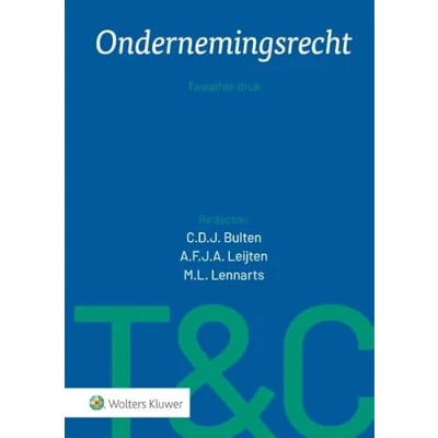 Afbeelding van Tekst &amp; Commentaar Ondernemingsrecht