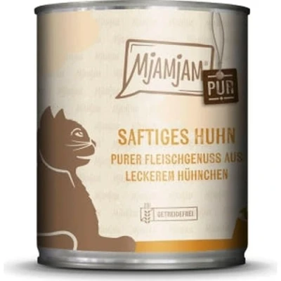 Afbeelding van 6x800g MjAMjAM Pure Meat Delight Juicy Chicken kattenvoer nat