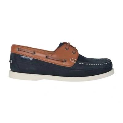 Afbeelding van Mephisto Boating heren veterschoen blauw maat 40.5 (EU) 7 (UK)