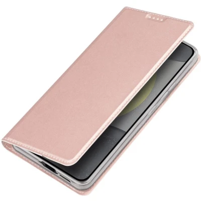 Afbeelding van Dux Ducis Telefoon Hoesje geschikt voor Samsung Galaxy S24 FE Skin Pro Book Case Roze