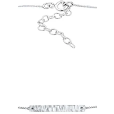 Afbeelding van Elli Choker Basic GEO Ketting, Dames, Maat: 36, Silver