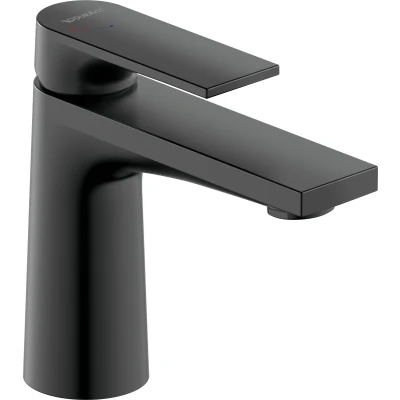 Afbeelding van Duravit Tulum by Starck wastafelmengkraan 14cm FreshStart zonder waste Messing Zwart mat