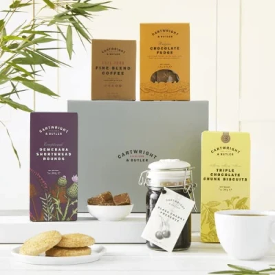Afbeelding van Cartwright &amp; Butler Thinking of You levensmiddelenmand Moederdag luxe bevestiging cadeaumanden Happy Birthday huwelijksdag dank felicitaties