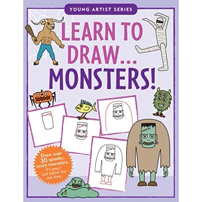Afbeelding van Learn to Draw Monsters (Easy Step By Drawing Guide)