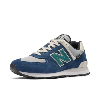 Afbeelding van New Balance U574 Unisex Sneakers laag, Maat: 36, Blue Leer en textiel