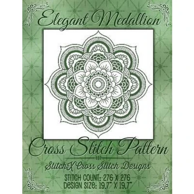 Afbeelding van Elegant Medallion Cross Stitch Pattern