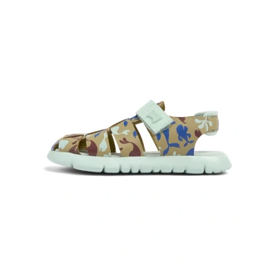 Afbeelding van Camper Oruga Outdoorsandalen voor kinderen, Maat: 31, Beige blau Leer