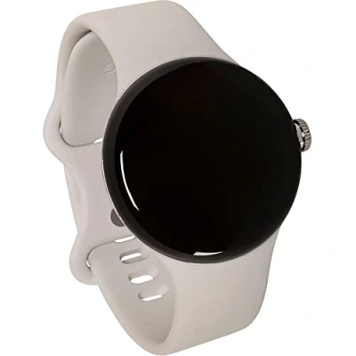 Image de Montre connectée Google Pixel Watch Wifi Argent avec bracelet sport Galet