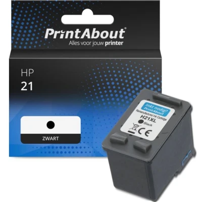 Afbeelding van Huismerk HP 21 (C9351AE) Inktcartridge Zwart