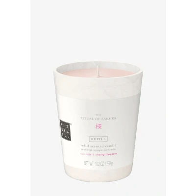 Afbeelding van Rituals Scented Candle Refill THE Ritual OF Sakura Floral Cherry Blossom &amp; RICE MILK Geurkaars, Maat: 290 g,