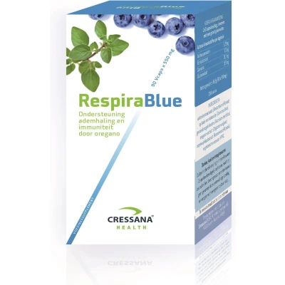 Afbeelding van Cressana RespiraBlue carvacrol 90 vegan capsules
