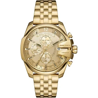 Afbeelding van Diesel heren Baby Chief horloge DZ4565 in de kleur Goud