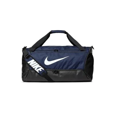 Afbeelding van Nike Performance Brasilia M Duffle Sporttas dunkelblau, Maat: One Size, Dunkelblau