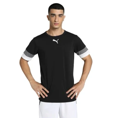 Afbeelding van Puma TEAM RISE Tshirt print, Heren, Maat: Small, Nero