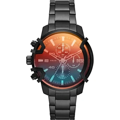 Afbeelding van Diesel heren Griffed horloge DZ4605 in de kleur Zwart