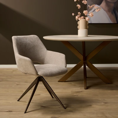 Afbeelding van Eetkamerstoel Daisy Beige