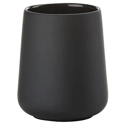 Afbeelding van Zone Denmark Nova One Keramische beker met Soft Touch coating, zwart, diameter 8 cm, hoogte 10 cm