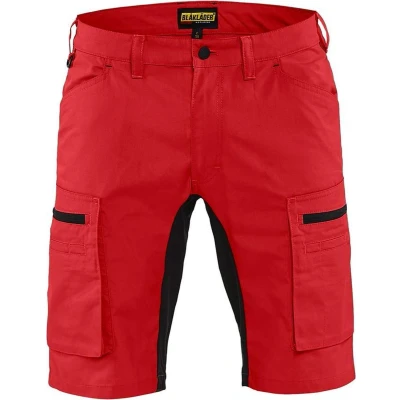 Afbeelding van Blåkläder Service Short Stretch 14491845 Rood/Zwart Maat 50