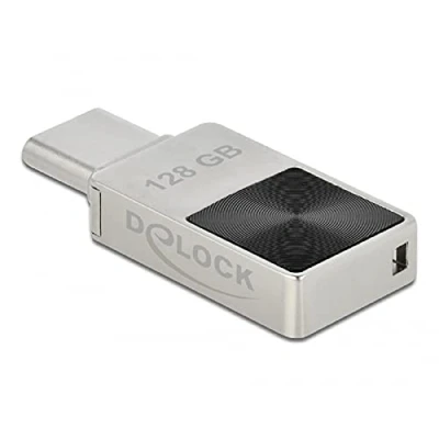 Afbeelding van Delock Mini USB 3.2 Gen 1 C™ geheugenstick 128 GB (128 GB, C), stick, Zilver