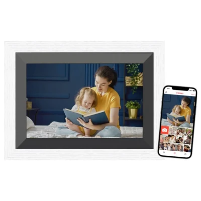 Afbeelding van Braun Phototechnik DigiFrame 10B WiFi Digitale fotolijst 25.7 cm 10.1 inch Energielabel: C (A G) 1280 x 800 Pixel 32 GB Wit
