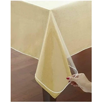 Afbeelding van Vita Perfetta PVC beschermend tafelkleed transparant, 140 x 240 cm