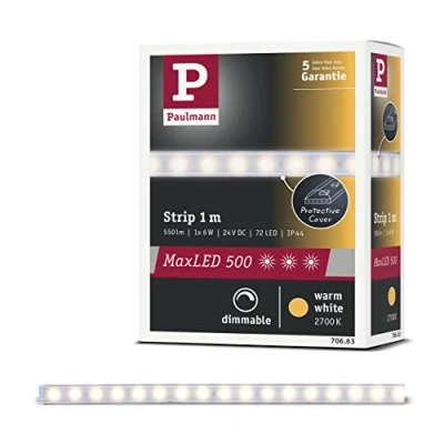Afbeelding van Paulmann MaxLED 70663 LED strip uitbreidingsset Met connector (male) 24 V 1 m Warmwit stuk(s)