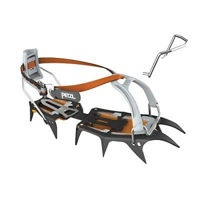 Afbeelding van Petzl Vasak stijgijzers Leverlock Universel grijs/oranje