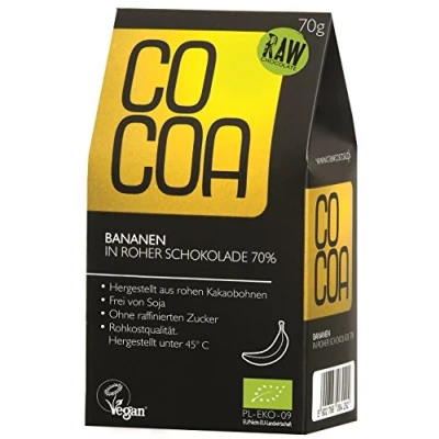 Afbeelding van Cocoa Bananen met 70% Pure Chocolade RAW