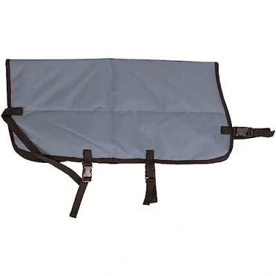 Afbeelding van Kalverdeken bodywarmer grijs 80cm