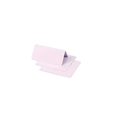 Afbeelding van Clairefontaine 75078C verpakking met 25 plaatskaarten, formaat 8,5 x 8 cm, 210 g/m², kleur paars, uitnodigingen voor evenementen en overeenkomst, serie pollen, premium papier, glad