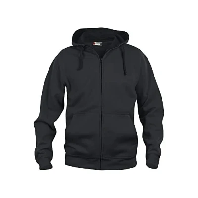 Afbeelding van Clique Basic Hoody Full Zip 021034 Zwart
