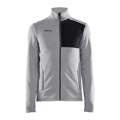 Afbeelding van Craft ADV Explore Heavy Fleece Jacket M 1912218 Grey Melange/Black