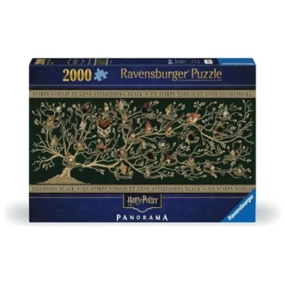 Afbeelding van Ravensburger puzzel Harry Potter: Stamboom panorama Legpuzzel 2000 stukjes