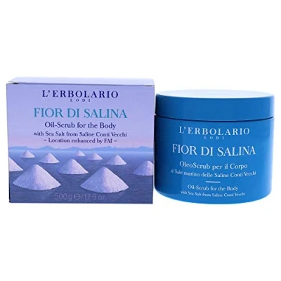 Afbeelding van L&#039;Erbolario, OleoScrub Salina bloem, doe het zelf scrub met zeezon, 500 g