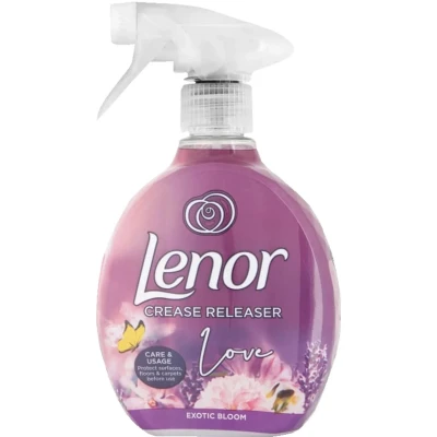 Afbeelding van Lenor Crease Release Love Exotic Bloom Kreukverwijderaar Textielvefrisser Spray 500ml