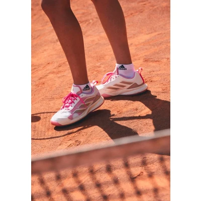Afbeelding van adidas Avaflash Low Tennisschoenen voor dames, Lucide roze metallic zilveren witte kern