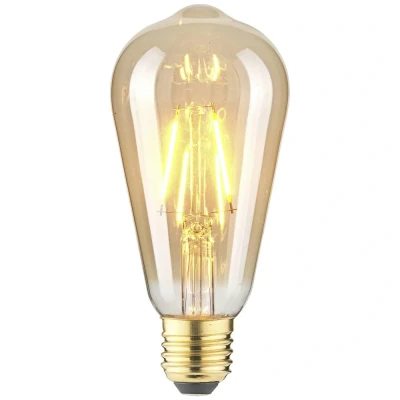 Afbeelding van LightMe LM85057 LED lamp E27 Ballon 2.5 W Barnsteen (Ø x l) 64 mm 140 1 stuk(s)