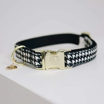 Image de Kentucky Collier Pied de Poule Noir 28 40cm