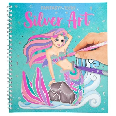 Afbeelding van Depesche Fantasy Model Silver Art kleurboek