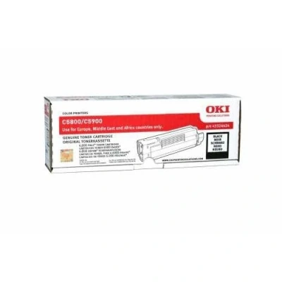 Image de OKI C5800dn 43324424 toner (d&#039;origine) noir
