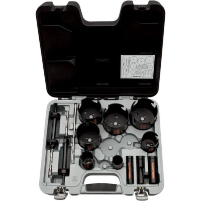 Afbeelding van BAHCO 3833 SET 301 gatzagenset Superior multiconstructie voor hout en steen 12 delig